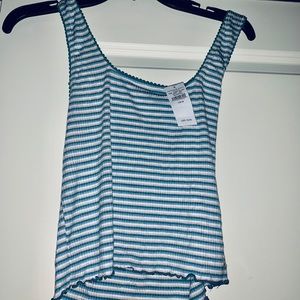 Striped tank top: American eagle